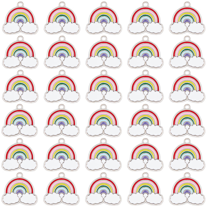 Rainbow & Cloud Charm