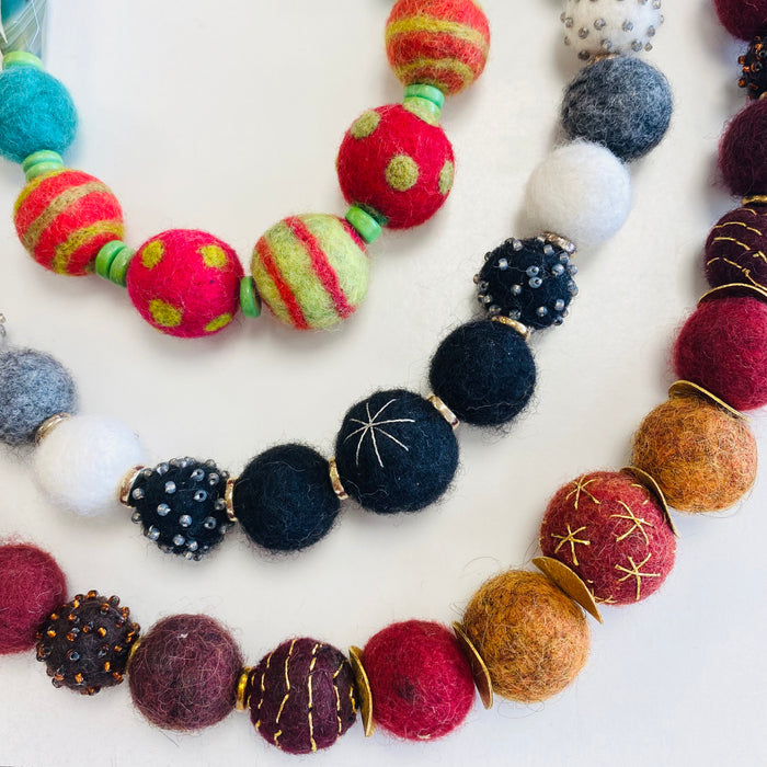 Felted Bead Workshop with Ewa Exley