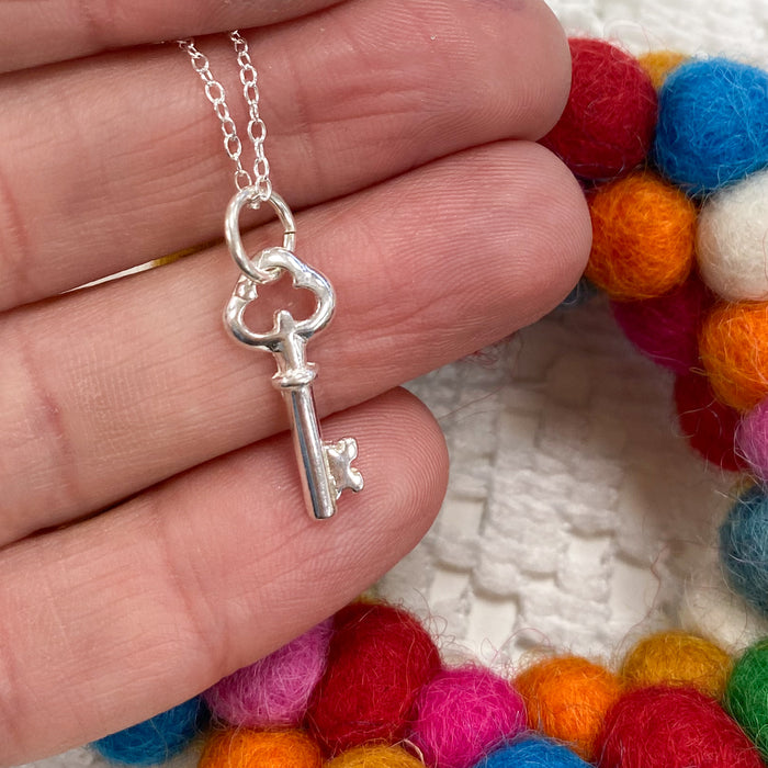 Key Charm Necklace