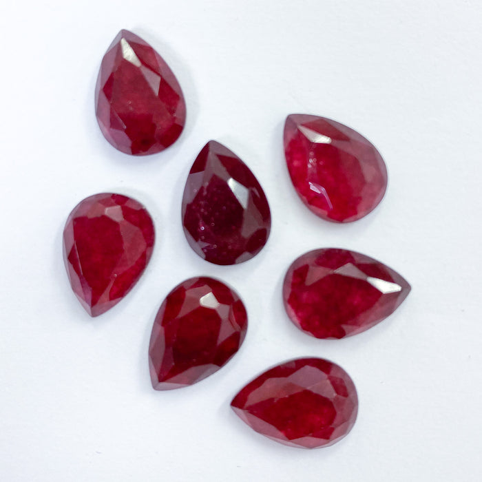 Teardrop Faceted Cabochons