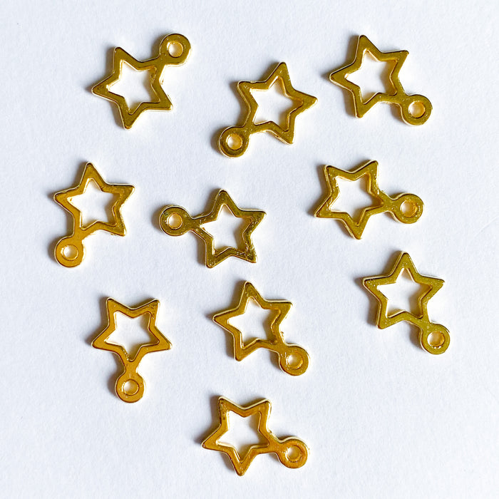 Open Star Charm