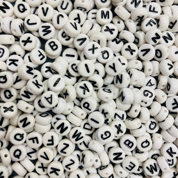 Letter Beads - Plastic