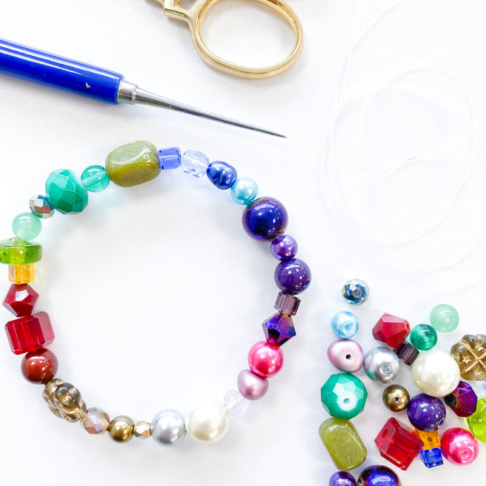 Rainbow Bead Bracelet