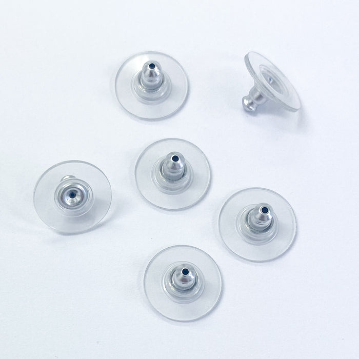 Ear Backs Wide - Plastic/Metal