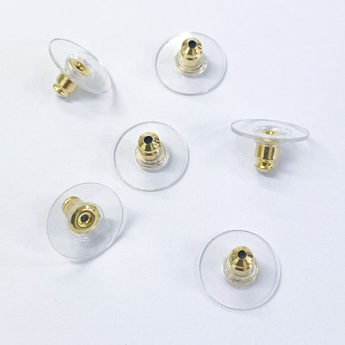 Ear Backs Wide - Plastic/Metal