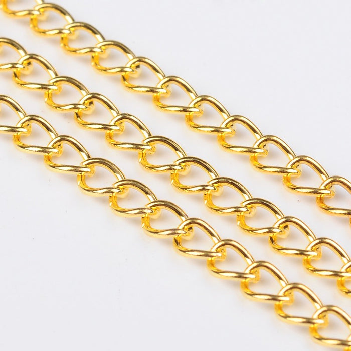 Curb Chain Plated - Twisted
