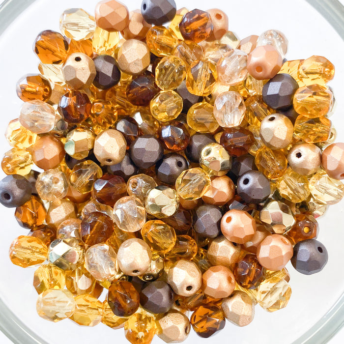 Firepolished Beads - Mixed
