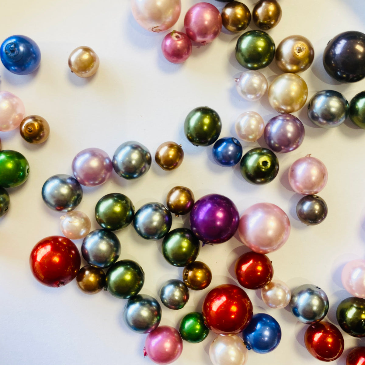 Mixed Czech Glass Pearl Beads 3-14mm 🌈 – RainbowShop for Craft