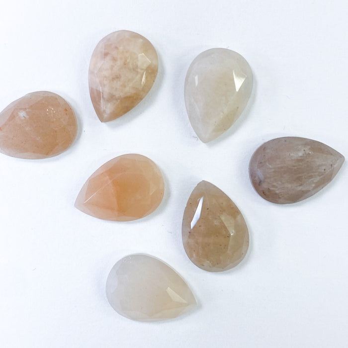 Teardrop Faceted Cabochons