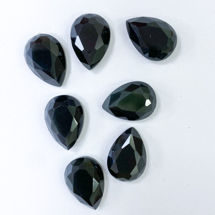 Teardrop Faceted Cabochons