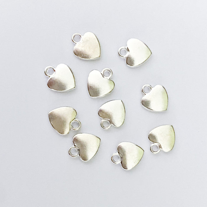 Heart Charms - Rounded