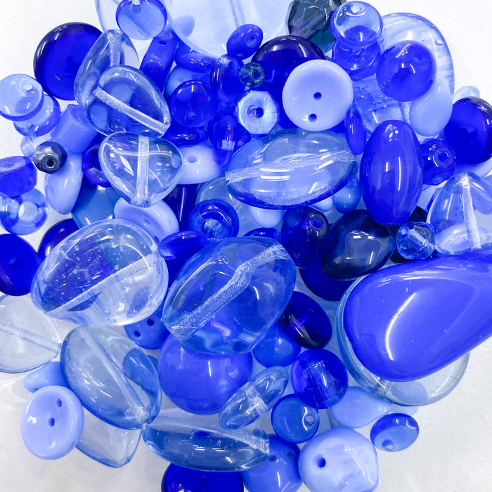 Large Bead Mix Czech Glass