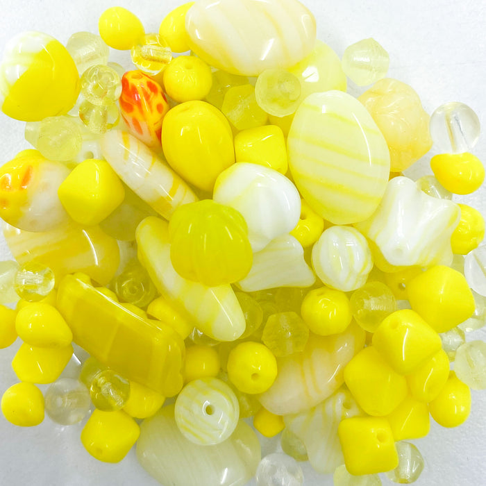 Large Bead Mix Czech Glass