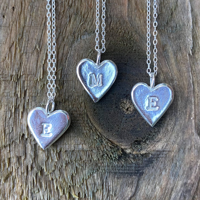 Heart Initial Necklace